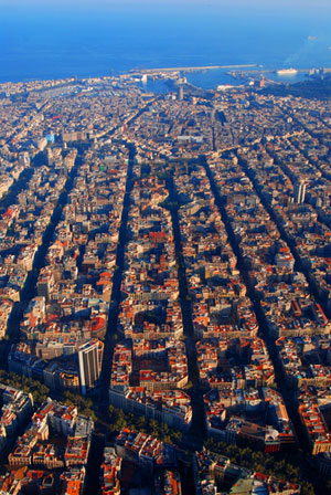 Eixample district of Barcelona